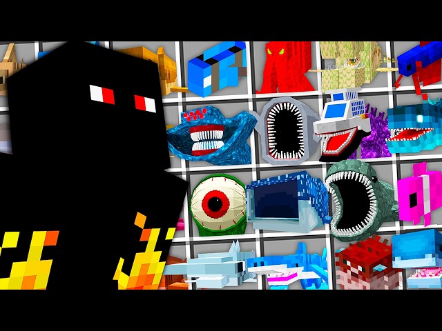 I MADE a ZOO with SEA MONSTERS in Minecraft!