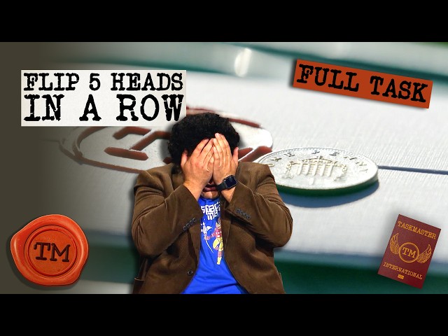 Flip 5 Heads in a Row | Full Task | Taskmaster NZ