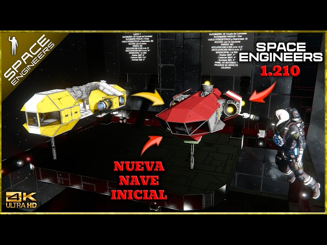 🔴PREVIEW 1.210 PROSPERITY - NEW STARTER SHIP🔴 ||Space Engineers|| English Gameplay