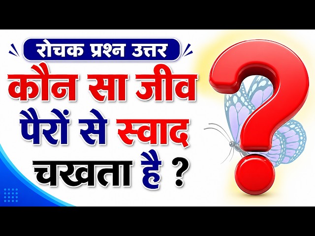 कौन सा जीव पैरों से स्वाद चखता है? | Interesting GK Questions In Hindi | AR GK FACTS | GK In Hindi |