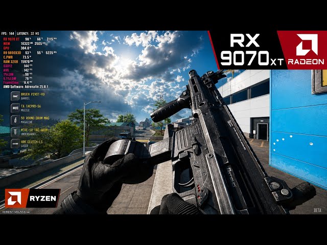 Modern Warfare 4 Warzone : 1440P Max Settings RX 9070 XT + Ryzen 7 9800X3D RT ON + FSR 4.1 Gameplay