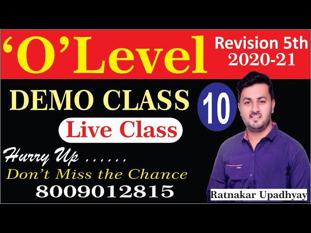 O Level |Demo class-10| Introduction to Computer | Chapter-1|(IT TOOLS & Network BASICS)RATNAKAR SIR