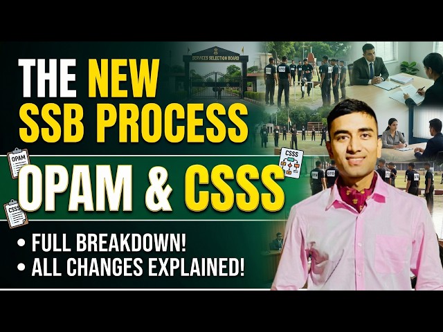 El nuevo proceso SSB: NDA/CDS/TES/TGC/JAG. El primer día del SSB va a cambiarlo todo #nda #army