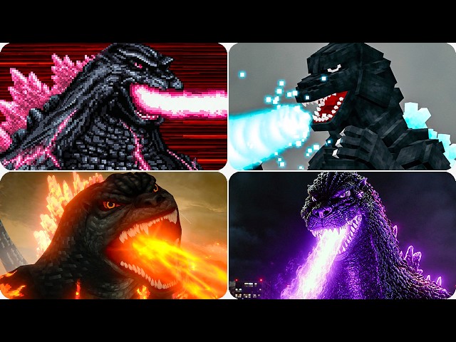 Evolution of Godzilla's Atomic Breath in Video Games (1984-2027)
