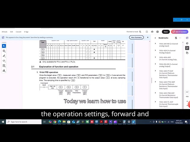 Part2 Mitsubishi PLC FX3U PID Command Details Settings  Simulation KP .T1  KD #pid #plc_programming