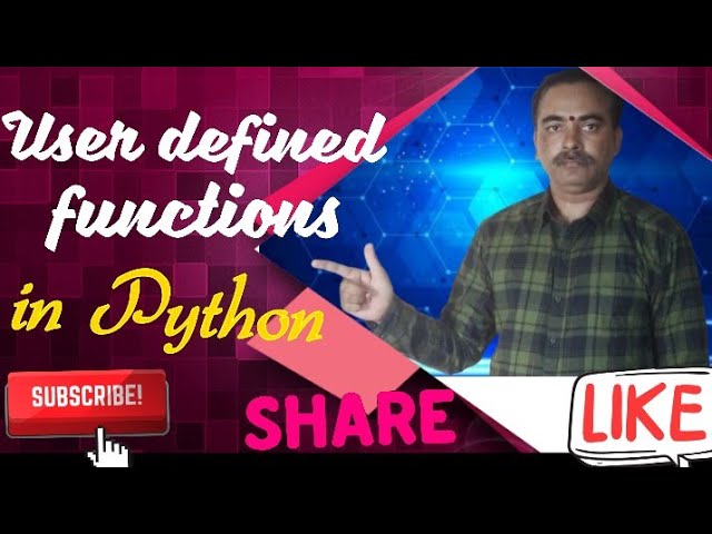 #python#userdefinedfunctions#pythonteaching
