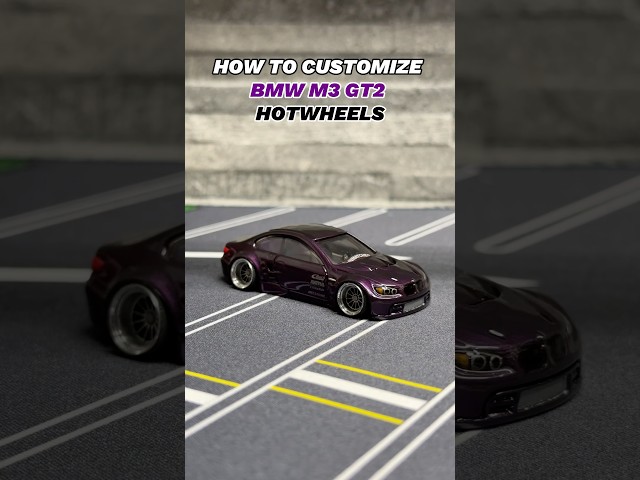 HOW TO CUSTOMIZE BMW M3 GT2 #hotwheels #bmw #diy #custom #howto