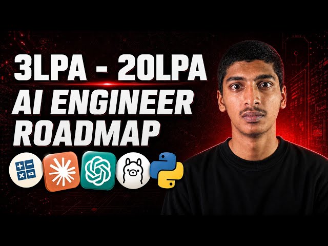  AI Engineer aaganuma? Watch this ROADMAP in tamil 💯