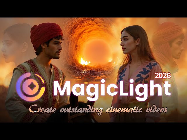 Magic Light AI -  Create Cinematic Viral Videos in One Click [ 2026 ]