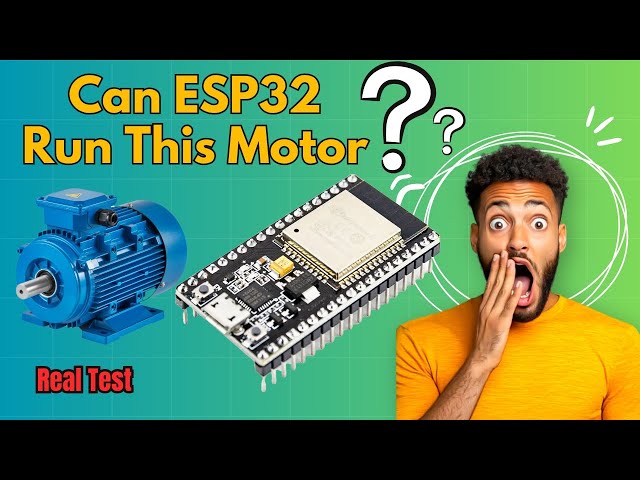 How to Control a Motor with ESP32 – No PLC Needed!