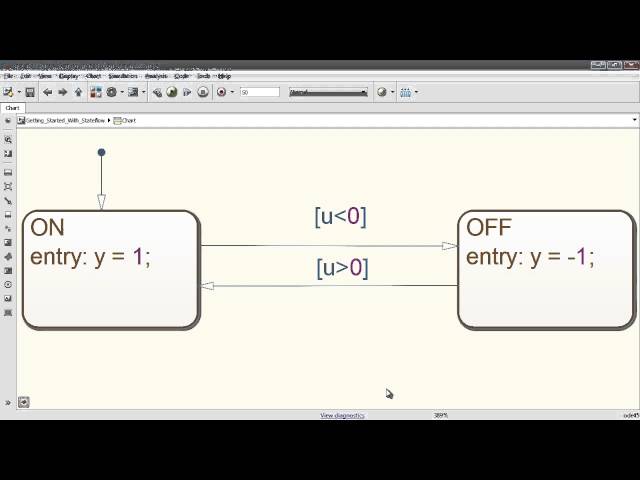 Getting Started with Stateflow - Previous Release