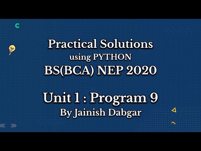 Python Practical 9: Assert Statement Validation | BCA Sem 5 (NEP 2020) | By Jainish Dabgar