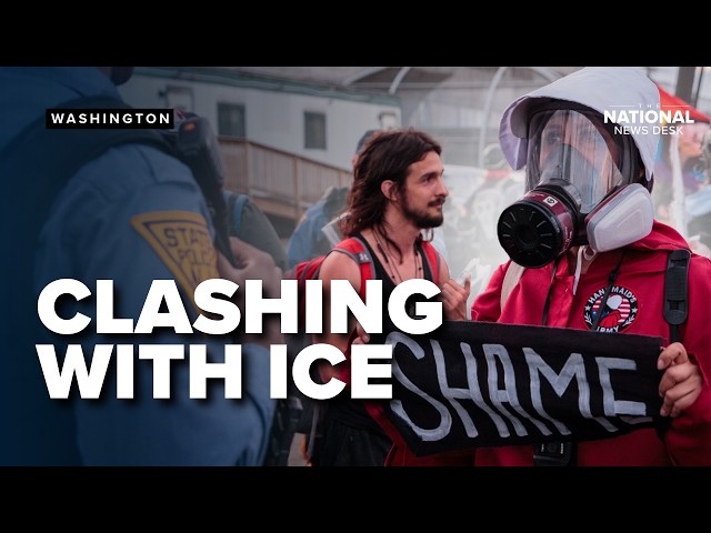 Clashes between federal officers, protesters outside NJ ICE facility result in arrests