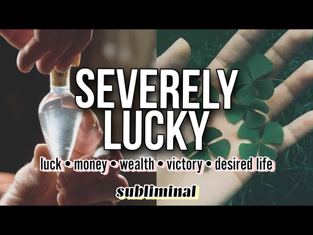EXTREME LUCK SUBLIMINAL ֎ MEGA POTENT: use w/ caution❗