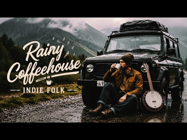 Rainy Coffeehouse Indie Folk – Calm Acoustic Songs for Quiet Thoughts