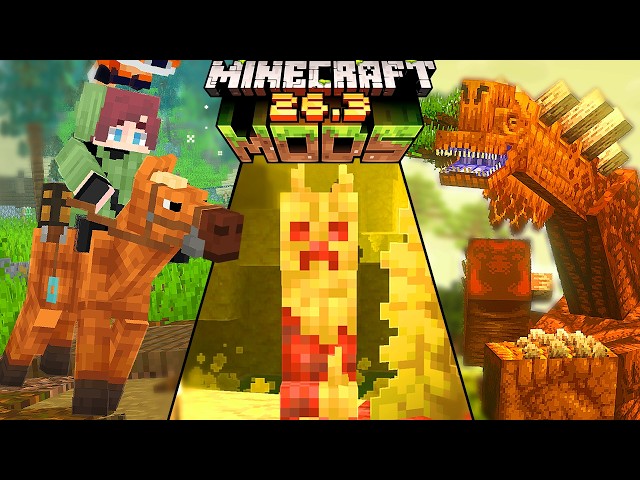 TOP 20+ Minecraft Mods for 26.3/26.2 (NeoForge/Fabric) | October 2026 (Client-sided too!)