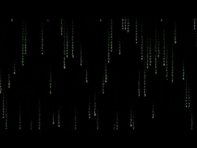 Matrix Rain — 8+ Hours | Green Digital Rain Code Screensaver (Full HD)