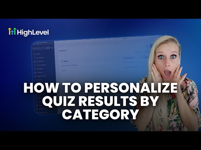How to Personalize Quiz Results by Category