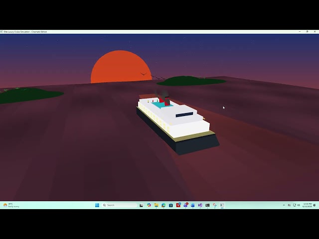     TPD3743 Computer Graphics and Visualisation | Fancy Cruise Animation Project 
