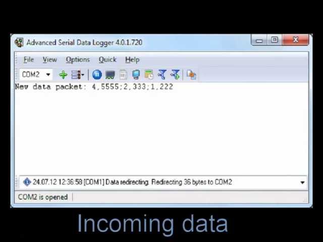 RS232 data logger software