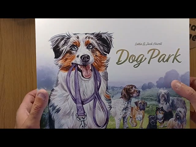 Dog Park board game review rating Birdwood Games overview AmassGames cute art unboxing teaser