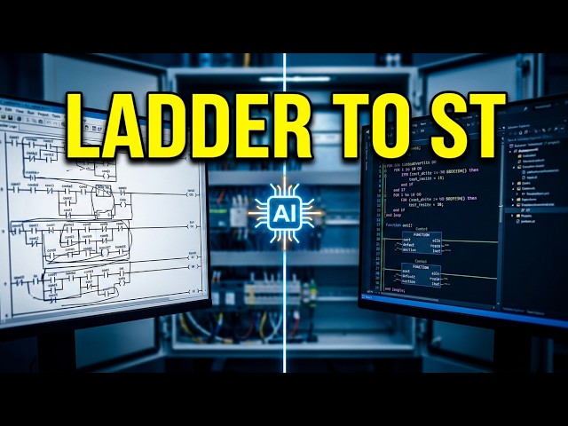 Ladder Logic to Structured Text: AI + PLC Method Nobody's Showing You