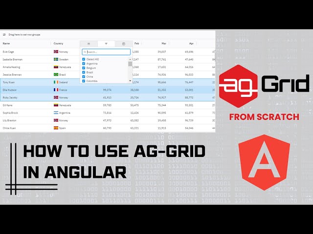 How to use ag grid in angular | From Setup to Advance