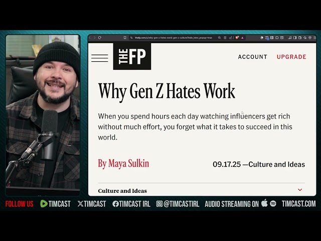 Social Order Is Collapsing, NO ONE Wants To Work | Tim Pool