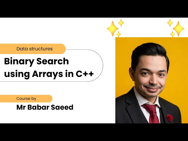 Binary Search using Arrays in C++