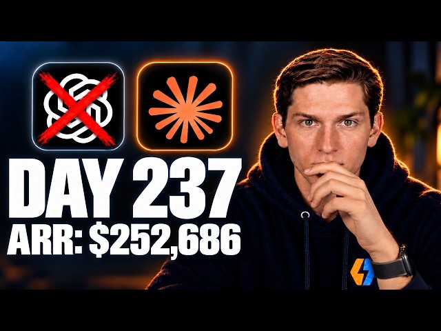 Day 237 – Vibe Coding an App Until I Make $1,000,000 | ARR: $252,686