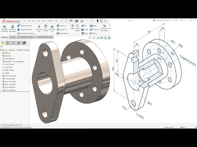 SolidWorks Tutorial for beginners Exercise 15