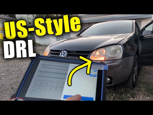 How to code US-style DRL turn signals for Volkswagen Audi Skoda Seat