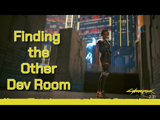 Cyberpunk 2077. Finding the other developer room