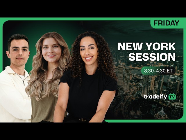 NEW YORK SESSION LIVE | Tradeify TV | FRIDAY 10/23/26