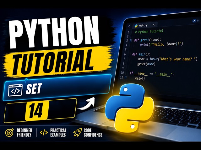 Python Tutorial #14 | Sets in Python | ALL METHODS OF SETS IN PYTHON | @PythonWithHarsh