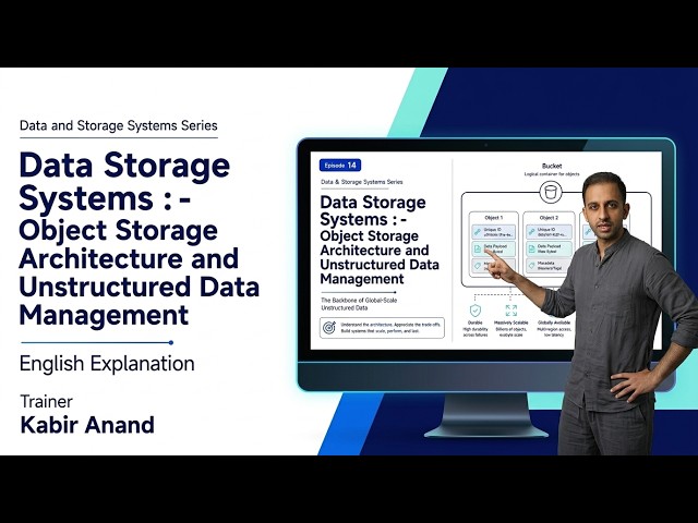 Ep. 14: Object Storage Architecture and Unstructured Data Management | English