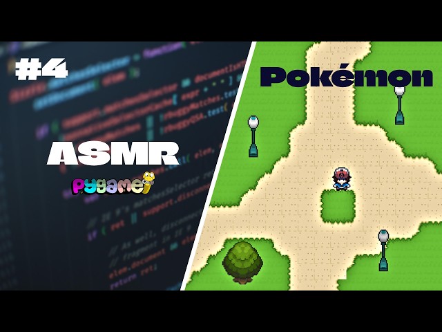 ASMR Programming | Pokémon Fan Game with Pygame #4 (Teleport into houses)