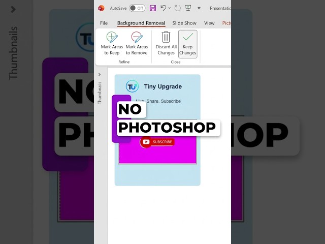 Remove Image Backgrounds in PowerPoint | No Photoshop Needed