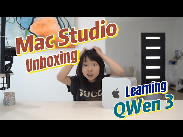 🖥️ Mac Studio M3 Ultra Unboxing + Local AI Test (LMStudio & Qwen3)