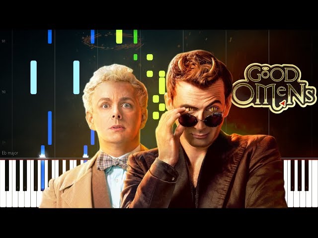 Good Omens Main Theme [Synthesia Piano Tutorial]