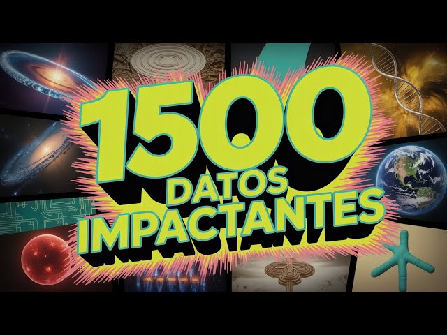 1500 DATOS ASOMBROSOS QUE NO VAS A CREER | Compilación de datos