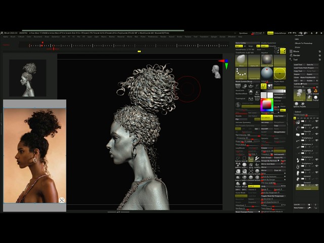 Pinterest 2D Art to 3D ZBrush Sculpt #26 35