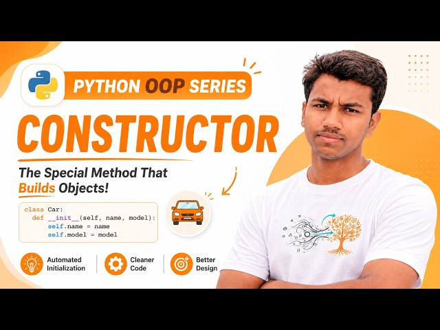 Python Constructors Explained | __init__() Method for Beginners | TAMIL