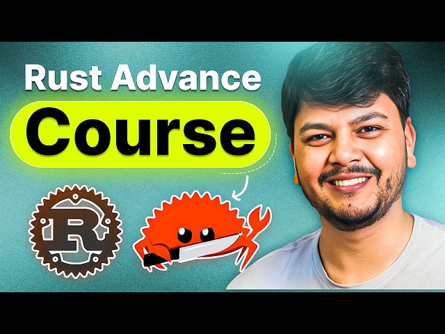 Learn Rust Advance Programming 🦀| Build CLI Tool & Rust Backend Projects | Notes Included | Hindi