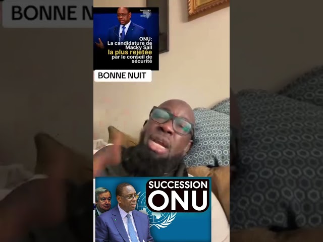 UN: Tounkara announces very bad news for Macky Sall and his candidacy