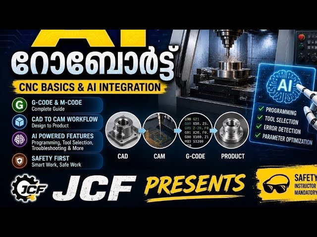 AI റോബോട്ട് ഇനി CNC മെഷീൻ നിയന്ത്രിക്കും! | Future of Manufacturing | Malayalam
