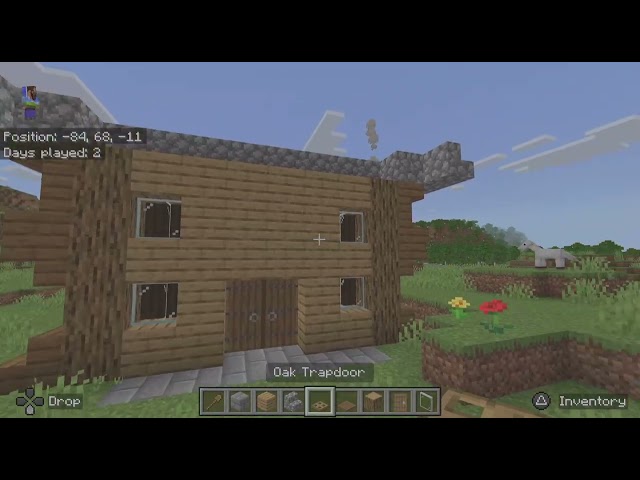 Building in minecraft creative mode for 45 minutes!