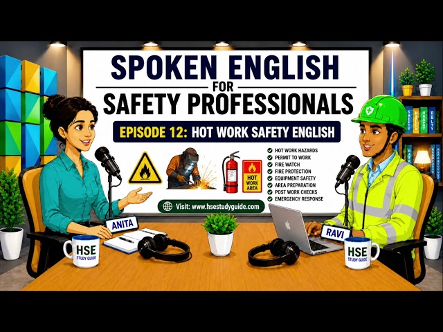 Episode 12: Hot Work Safety English | Spoken English for Safety Professionals