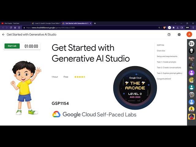 Get Started with Generative AI Studio | GSP1154 | #qwiklabs