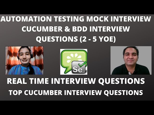 Automation Testing Interview Questions| BDD, Cucumber | 2.5 Years Of Experience